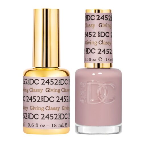 DND DC Gel Nail Polish Duo - 2452 Giving Classy