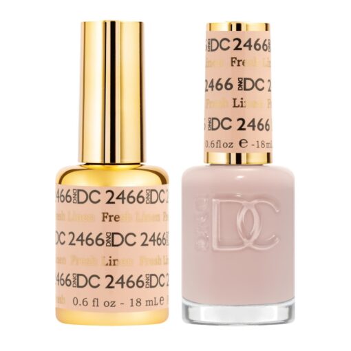 DND DC Gel Nail Polish Duo - 2466 Fresh Linen