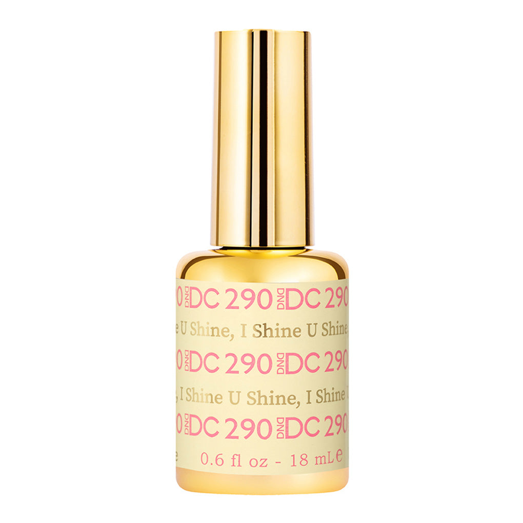 DND DC Gel Nail Polish Duo - 290 Yellow Colors - U Shine, I Shine