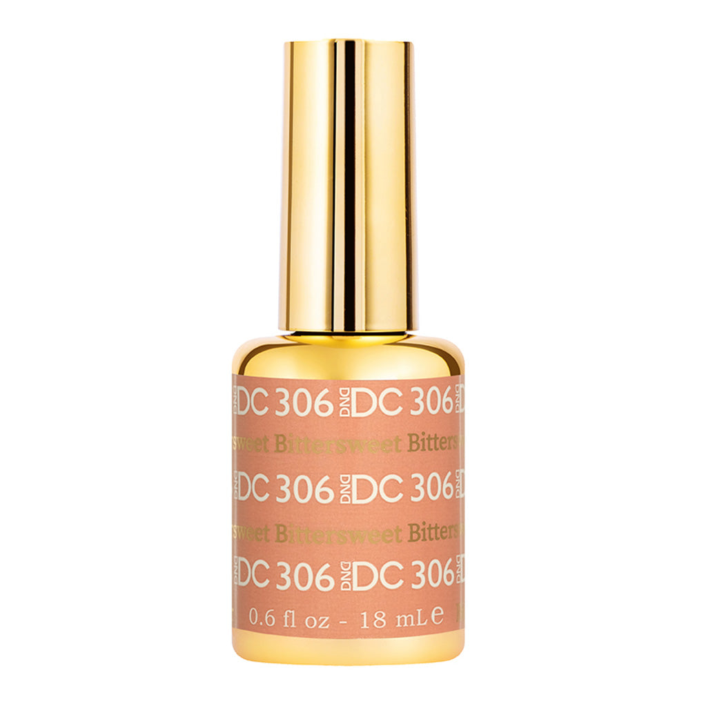 DND DC Gel Nail Polish Duo - 306 Blush Colors - Bittersweet