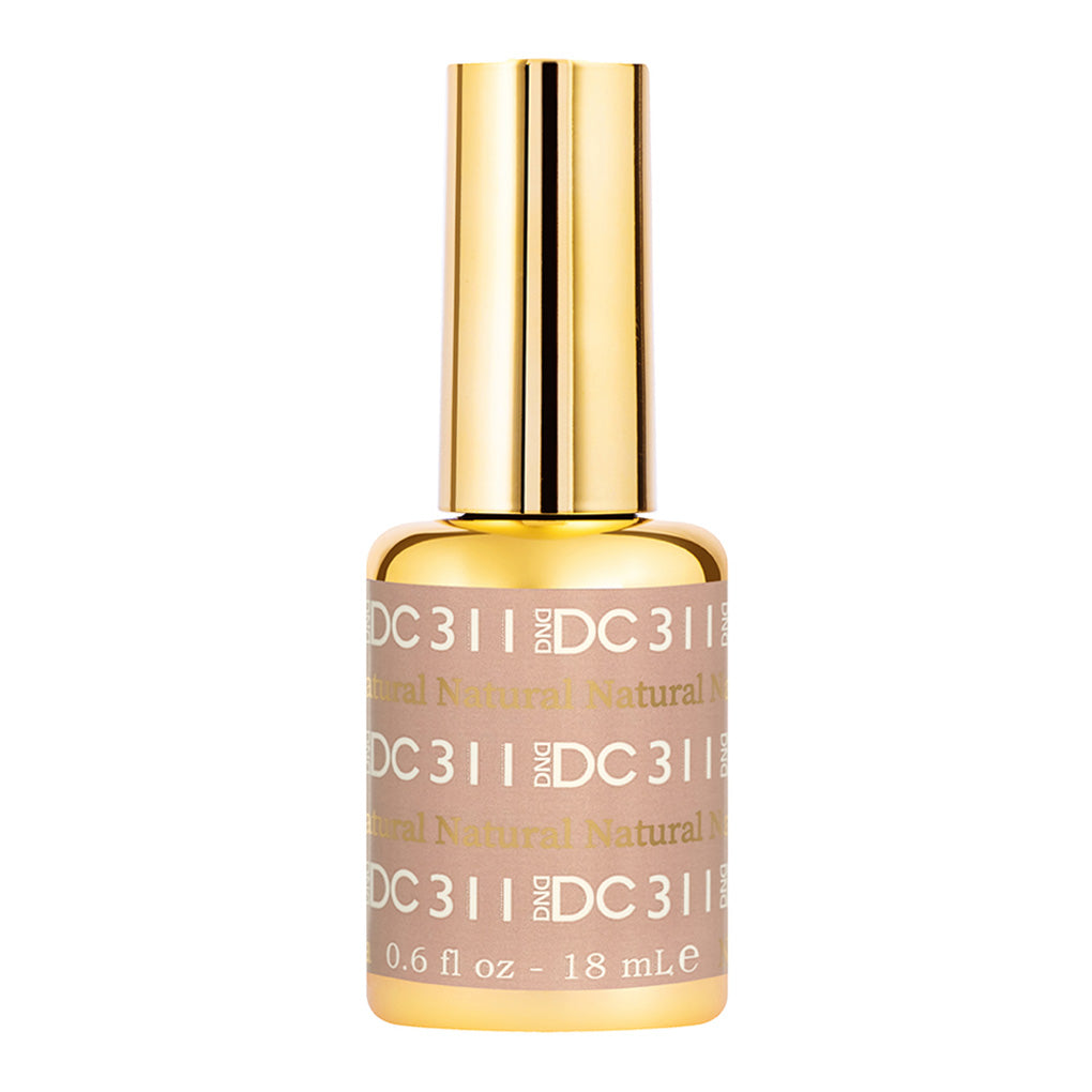 DND DC Gel Nail Polish Duo - 311 Brown Colors - Natural