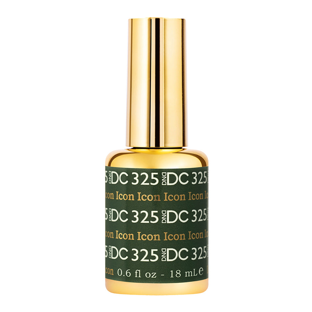 DND DC Gel Nail Polish Duo - 325 Green Colors - Icon