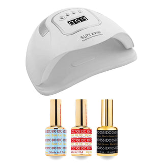 DC Gel Basic Kit - 055 Black Ocean & Nail Lamp