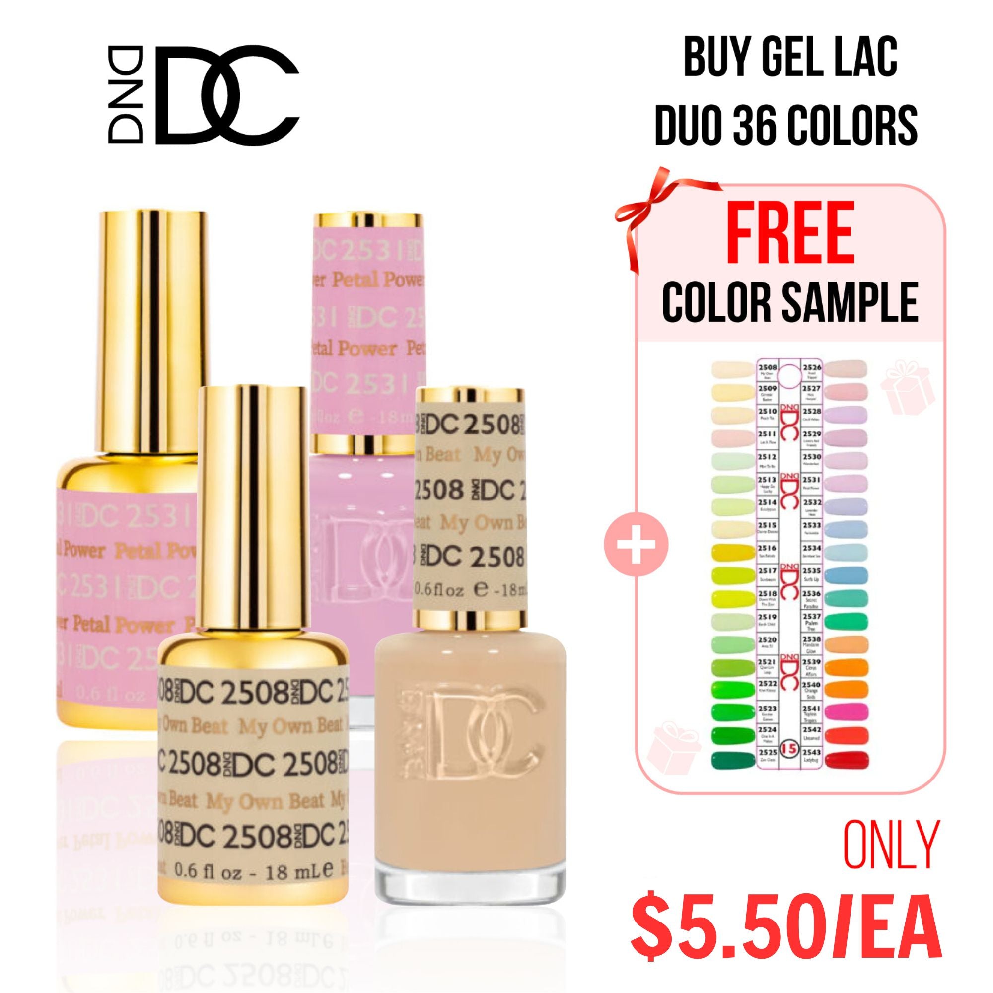 DC Part 15 - Set of 36 Gel & Lacquer Combos