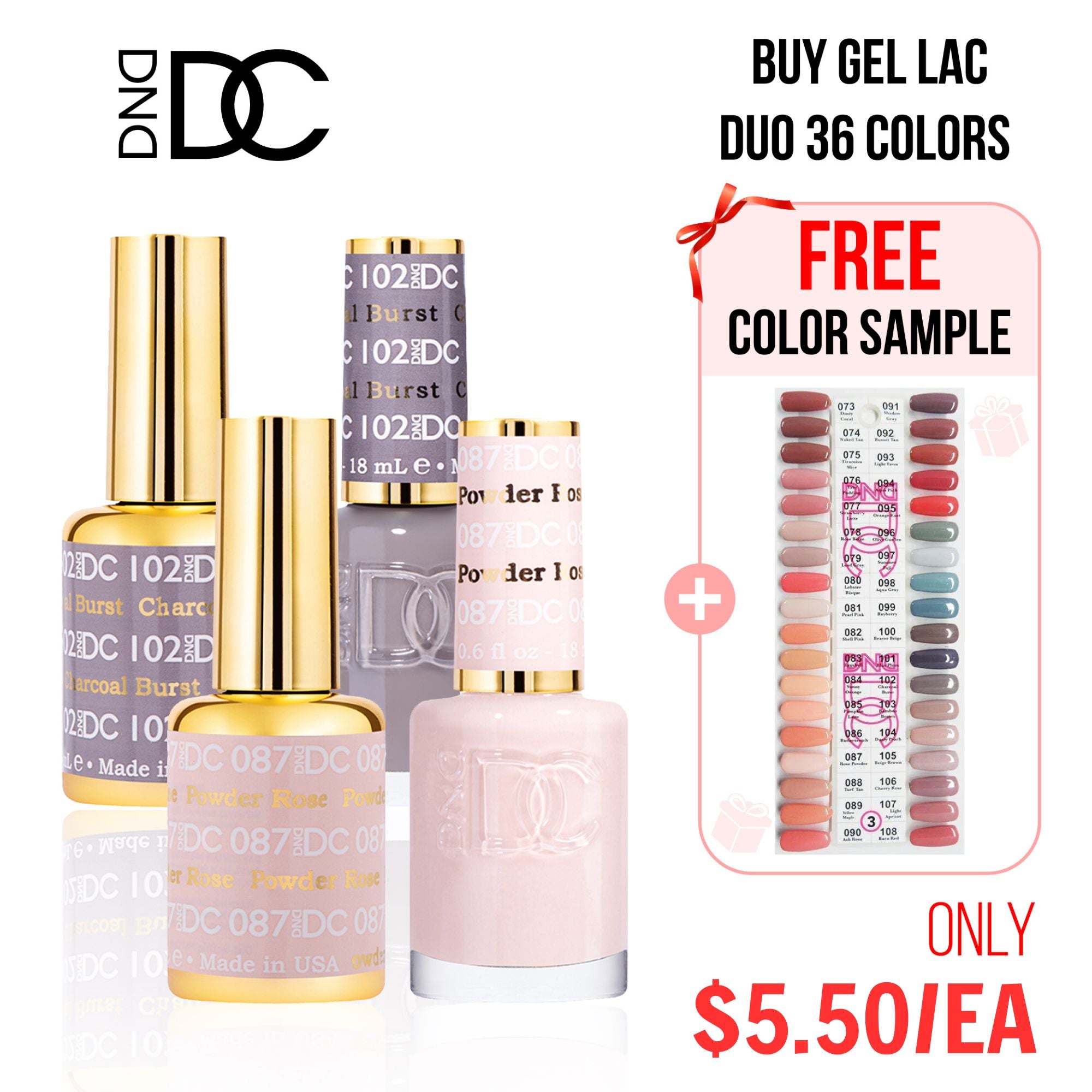 DC Part 3 - Set of 36 Gel & Lacquer Combos