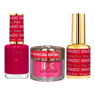 DND DC Gel Nail Polish - 006 Deep Pink