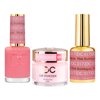 DND DC Gel Nail Polish - 017 Pink Bubblegum