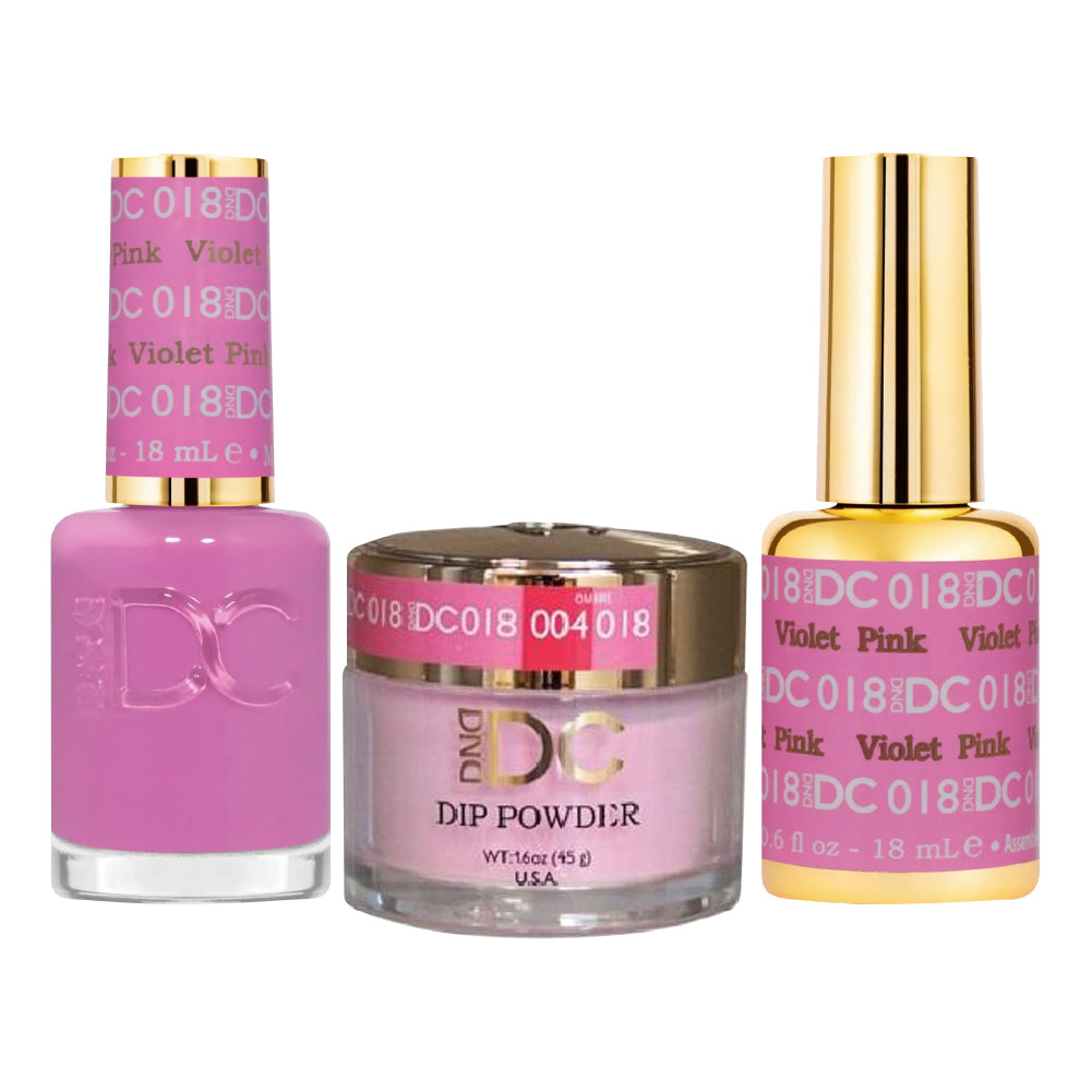DND DC Gel Nail Polish - 018 Violet Pink – ND Nails Supply