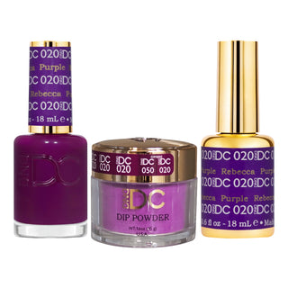 DND DC Gel Nail Polish - 020 Rebecca Purple