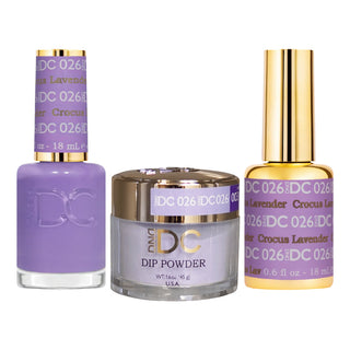 DND DC Gel Nail Polish - 026 Crocus Lavender
