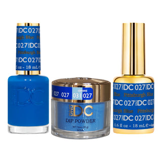 DND DC Gel Nail Polish - 027 Pittsburgh Blue