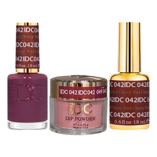 DND DC Gel Nail Polish - 042 Red Cherry