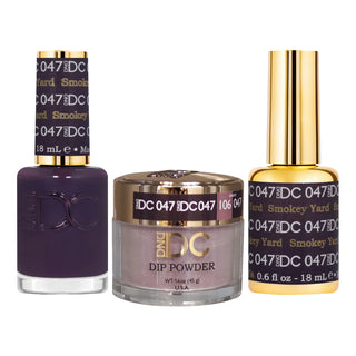 DND DC Gel Nail Polish - 047 Smokey Yard