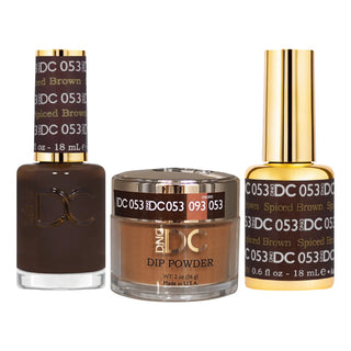 DND DC Gel Nail Polish - 053 Spiced Brown