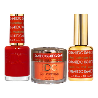 DND DC Gel Nail Polish - 064 Valentine Red