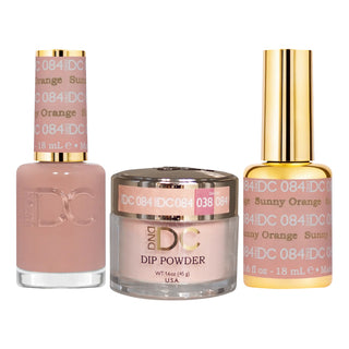DND DC Gel Nail Polish - 084 Sunny Orange