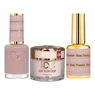 DND DC Gel Nail Polish - 087 Rose Powder