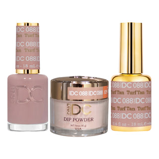 DND DC Gel Nail Polish - 088 Turf Tan