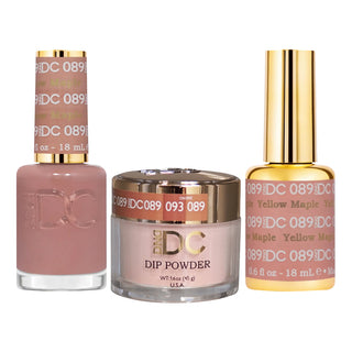 DND DC Gel Nail Polish - 089 Yellow Maple