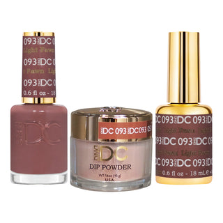 DND DC Gel Nail Polish - 093 Light Fawn