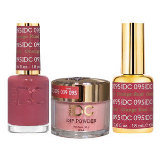 DND DC Gel Nail Polish - 095 Orange Rust
