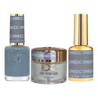 DND DC Gel Nail Polish - 098 Aqua Gray