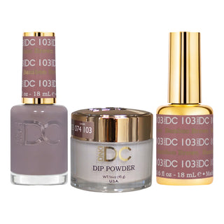 DND DC Gel Nail Polish - 103 Bamboo Brown