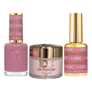 DND DC Gel Nail Polish - 114 Coral Nude