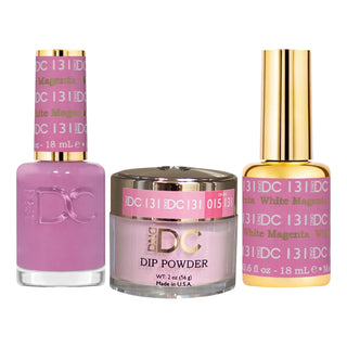 DND DC Gel Nail Polish - 131 White Magenta