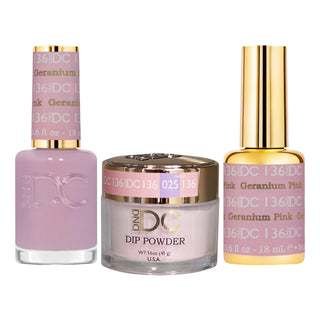 DND DC Gel Nail Polish - 136 Geranium Pink
