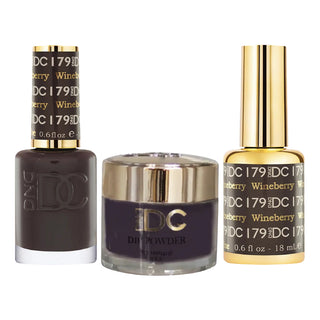 DND DC Gel Nail Polish - 179 Wineberry