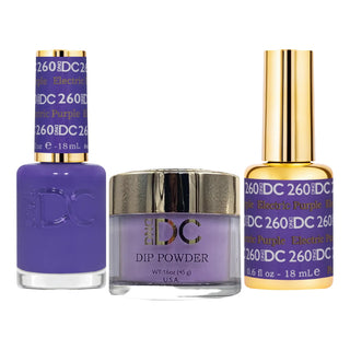 DND DC Gel Nail Polish - 260 Electric Purple