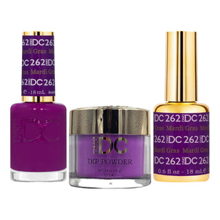 DND DC Gel Nail Polish - 262 Mardi Gras