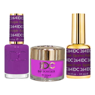 DND DC Gel Nail Polish - 264 Egyptian Purple