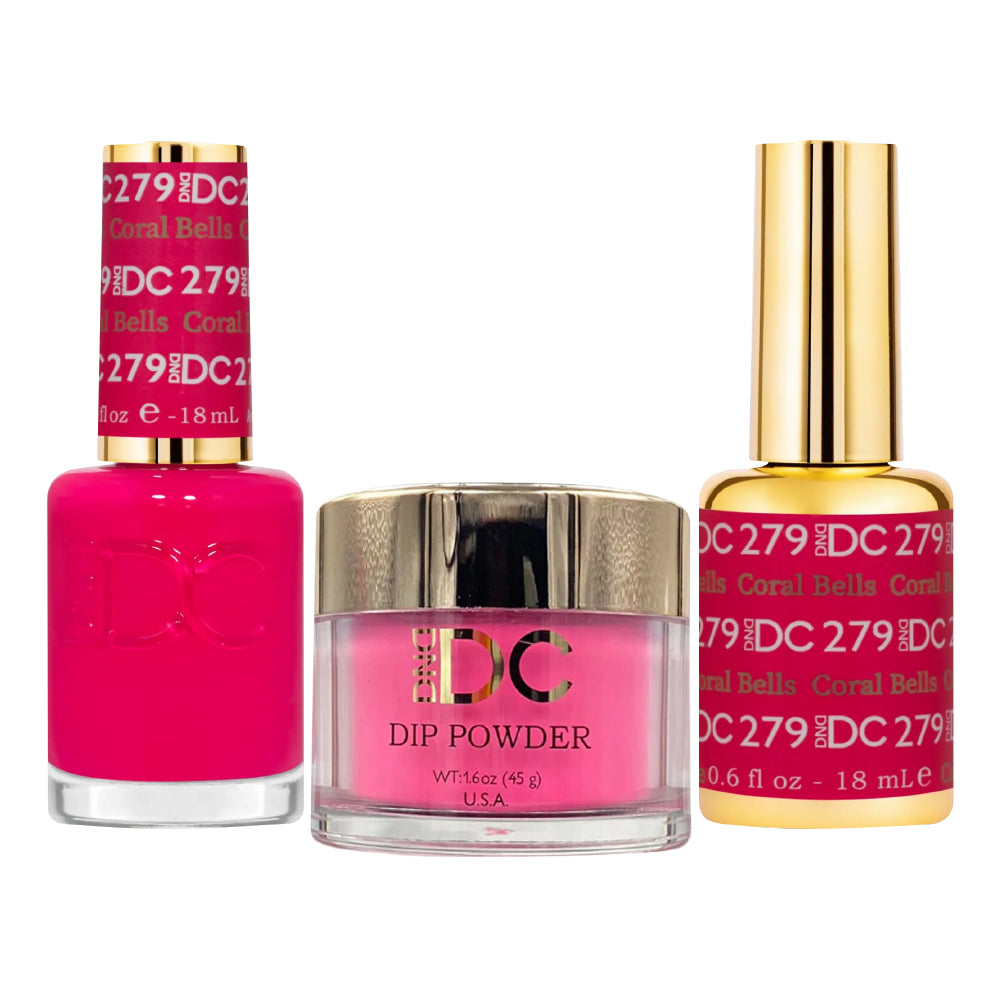 DND DC Gel + Lacquer Duo #279 Coral Bells – ND Nails Supply