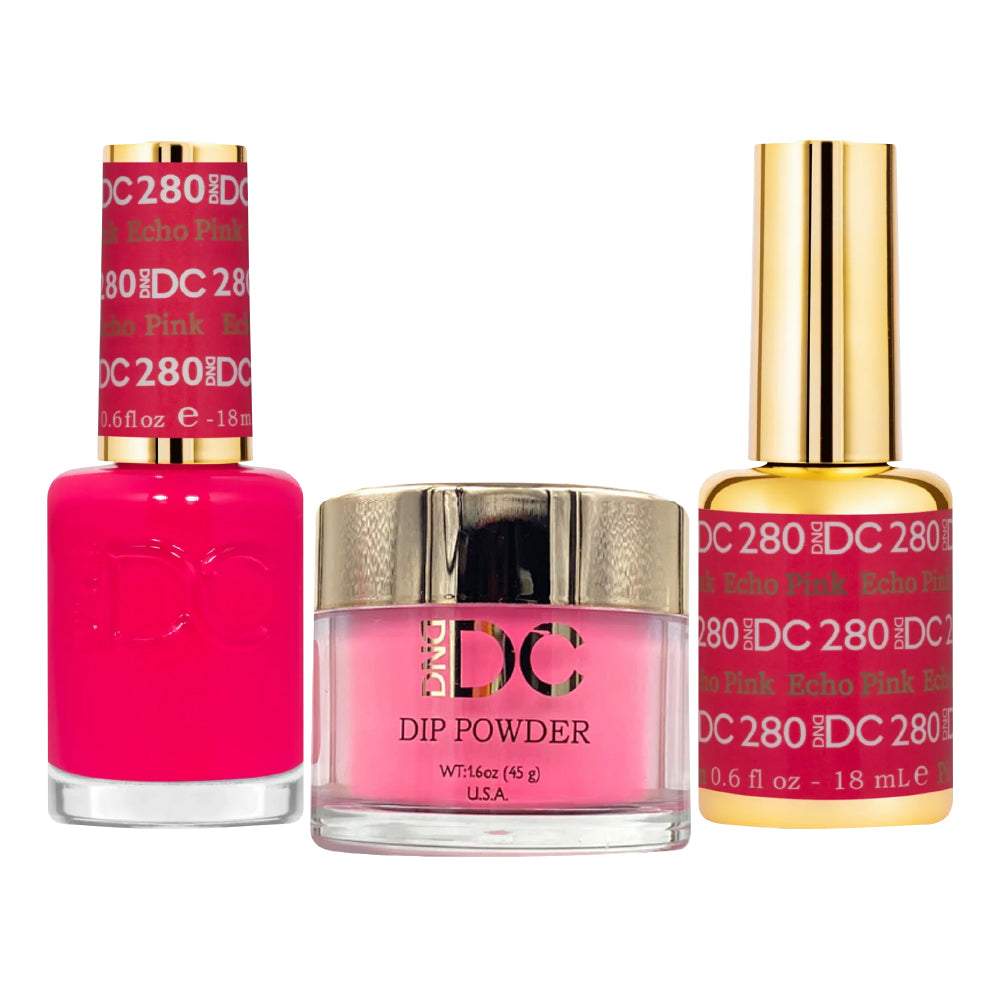 DND DC Gel + Lacquer Duo #280 Echo Pink – ND Nails Supply