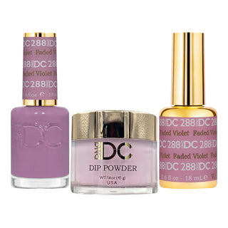 DND DC Gel Nail Polish - 288 Faded Violet