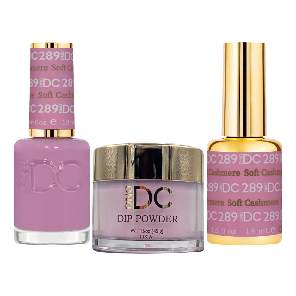 DTM・DAW shellac DND DC Gel Nail Polish - 289 Soft Cashmere – ND Nails Supply
