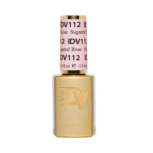 DND DV 112 Sugared Rose - DND Diva Gel Polish & Matching Nail Lacquer Duo Set