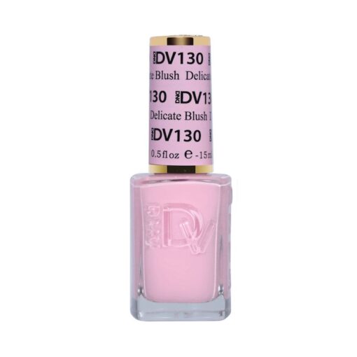 DND DV 130 Delicate Blush - DND Diva Gel Polish & Matching Nail Lacquer Duo Set