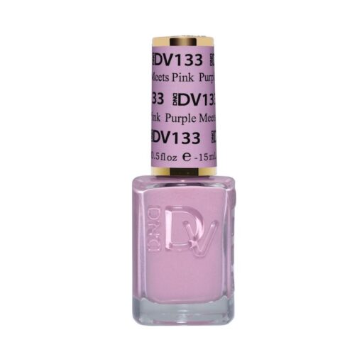 DND DIVA Nail Lacquer - 133 Purple Meets Pink