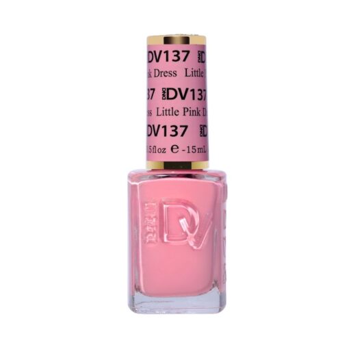 DND DV 137 Little Pink Dress - DND Diva Gel Polish & Matching Nail Lacquer Duo Set