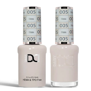 DND HEMA & TPO Free Gel Nail Polish Duo - 005 - Haze - Beige Colors - 0.5 oz