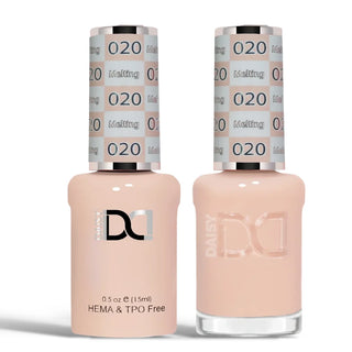 DND HEMA & TPO Free Gel Nail Polish Duo - 020 - Melting - Beige Colors - 0.5 oz