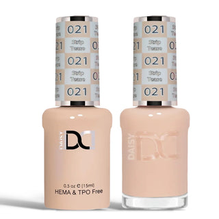 DND HEMA & TPO Free Gel Nail Polish Duo - 021 - Strip Tease - Brown Colors - 0.5 oz