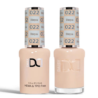 DND HEMA & TPO Free Gel Nail Polish Duo - 022 - Bisque - Beige Colors - 0.5 oz