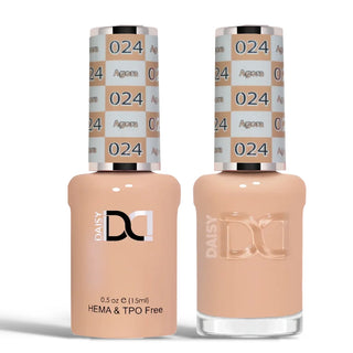 DND HEMA & TPO Free Gel Nail Polish Duo - 024 - Agora - Brown Colors - 0.5 oz