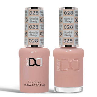DND HEMA & TPO Free Gel Nail Polish Duo - 028 - Good & Plenty - Beige Colors - 0.5 oz