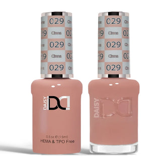 DND HEMA & TPO Free Gel Nail Polish Duo - 029 - Cinna - Brown Colors - 0.5 oz