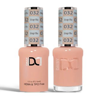 DND HEMA & TPO Free Gel Nail Polish Duo - 032 - Stay Flo - Brown Colors - 0.5 oz